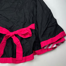 Load image into Gallery viewer, Girls hide &amp; SEEK, black &amp; pink cotton cape, NEW, size 5-6,  