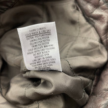 Load image into Gallery viewer, Boys Target, dark brown faux leather bomber jacket, small cracks back neck, FUC, size 3,  