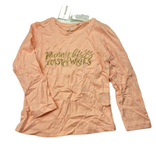 Load image into Gallery viewer, Girls Favourites, pink cotton long sleeve top, Easter, NEW, size 5,  