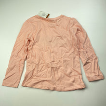 Load image into Gallery viewer, Girls Favourites, pink cotton long sleeve top, Easter, NEW, size 5,  