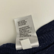 Load image into Gallery viewer, Boys Kids &amp; Co, navy marle waffle long sleeve top, EUC, size 7,  