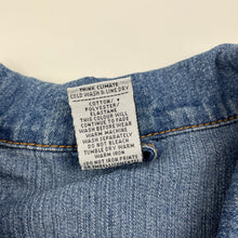 Load image into Gallery viewer, Girls Target, zip up stretch denim jacket, GUC, size 10,  