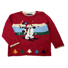 Load image into Gallery viewer, Boys The Childrens Place, knitted sweater / jumper, snowman, NEW, size 1-2,  