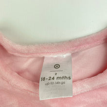 Load image into Gallery viewer, Girls Target, spliced velour &amp; tulle party dress, EUC, size 2, L: 44cm