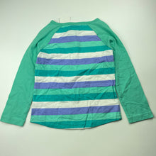 Load image into Gallery viewer, Girls Big W, striped cotton long sleeve top, NEW, size 5,  