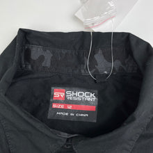 Load image into Gallery viewer, Boys Shock Resistant, black cotton long sleeve shirt, NEW, size 12,  