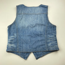 Load image into Gallery viewer, Girls Pink Sugar, blue denim vest / waistcoat, GUC, size 12,  