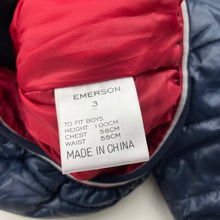 Load image into Gallery viewer, Boys Emerson, navy hooded jacket / coat, GUC, size 3,  