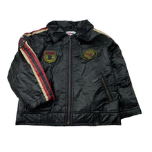 Load image into Gallery viewer, Boys Target, black faux leather jacket, pilot, EUC, size 2,  