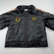 Load image into Gallery viewer, Boys Target, black faux leather jacket, pilot, EUC, size 2,  