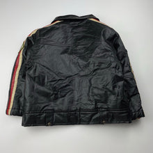 Load image into Gallery viewer, Boys Target, black faux leather jacket, pilot, EUC, size 2,  