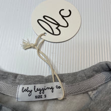 Load image into Gallery viewer, unisex Baby Legging Co, fleece lined organic cotton blend sweater / jumper, NEW, size 3,  