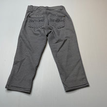 Load image into Gallery viewer, unisex Pumpkin Patch, navy stripe pants, elasticated, Inside leg: 28.5cm, NEW, size 2,  