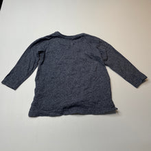 Load image into Gallery viewer, Boys H&amp;T, blue &amp; grey long sleeve t-shirt / top, GUC, size 2,  