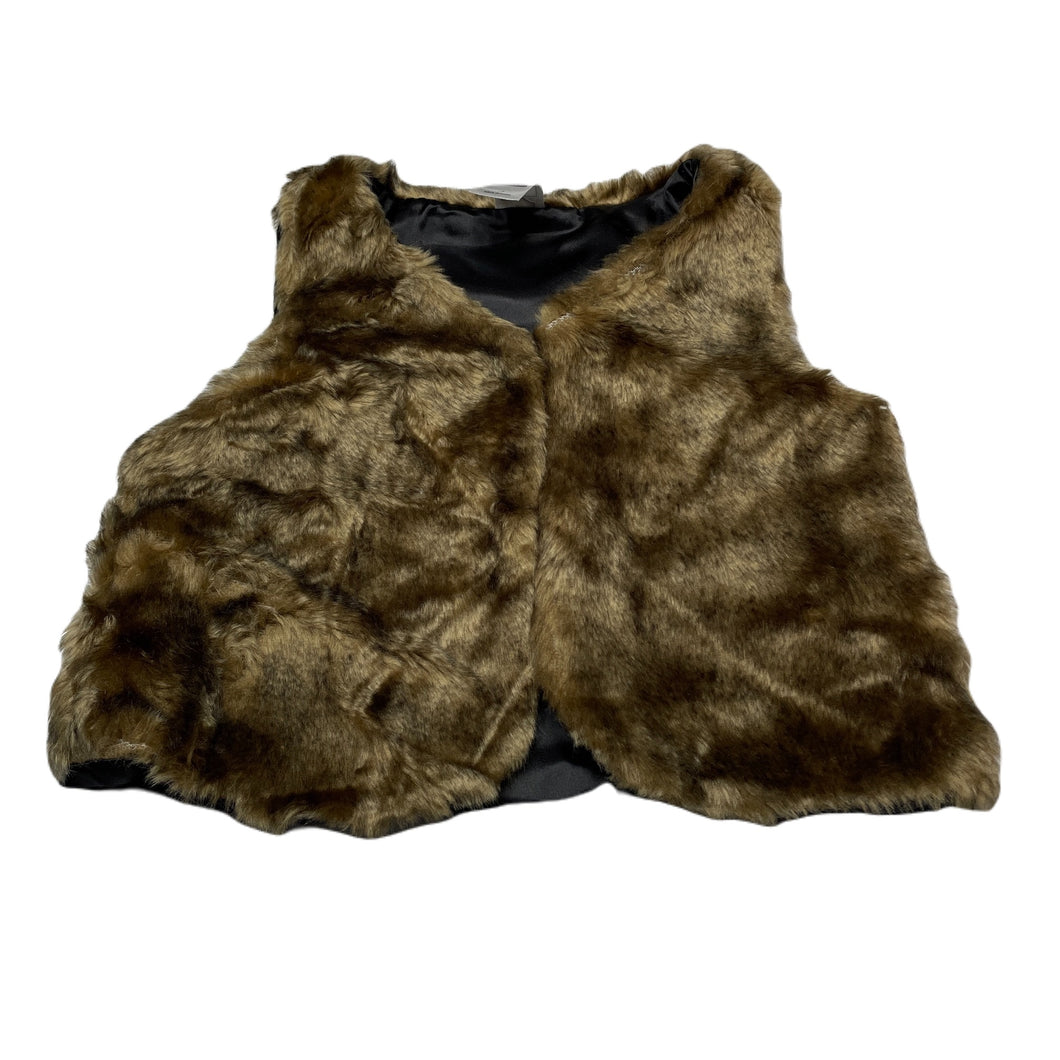 Girls Kids & Co, lined faux fur vest, 2 hook fastening, GUC, size 3,  