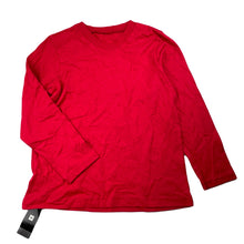 Load image into Gallery viewer, Boys Woolworths, red cotton long sleeve top, NEW, size 6-7,  