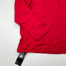 Load image into Gallery viewer, Boys Woolworths, red cotton long sleeve top, NEW, size 6-7,  