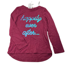Load image into Gallery viewer, Girls Cotton On, curved hem long sleeve top, NEW, size 7,  