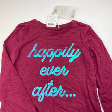 Load image into Gallery viewer, Girls Cotton On, curved hem long sleeve top, NEW, size 7,  