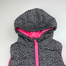 Load image into Gallery viewer, Girls Elite Action Sports, hooded puffer vest / sleeveless jacket, EUC, size 4,  