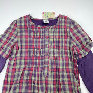 Girls Pumpkin Patch, lined lightweight cotton top, NEW, size 7,  