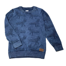 Load image into Gallery viewer, Boys Target, knitted cotton sweater / jumper, dinosaurs, EUC, size 5,  