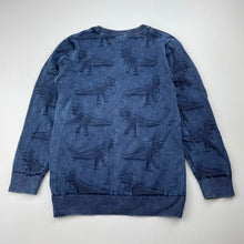 Load image into Gallery viewer, Boys Target, knitted cotton sweater / jumper, dinosaurs, EUC, size 5,  