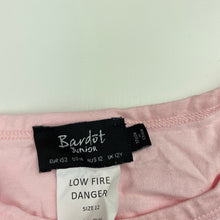 Load image into Gallery viewer, Girls Bardot Junior, pink cotton pyjama top, rabbit, GUC, size 12,  