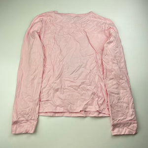 Girls Bardot Junior, pink cotton pyjama top, rabbit, GUC, size 12,  