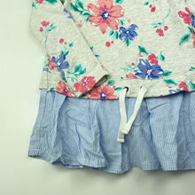 Load image into Gallery viewer, Girls Carters, floral cotton peplum top, EUC, size 4,  