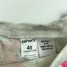 Load image into Gallery viewer, Girls Carters, floral cotton peplum top, EUC, size 4,  