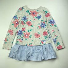 Load image into Gallery viewer, Girls Carters, floral cotton peplum top, EUC, size 4,  