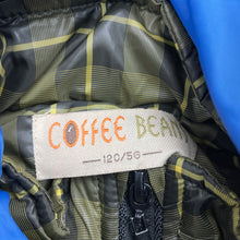 Load image into Gallery viewer, Boys COFFEE BEANS, hooded puffer vest / sleeveless jacket, EUC, size 6,  