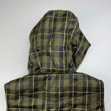 Load image into Gallery viewer, Boys COFFEE BEANS, hooded puffer vest / sleeveless jacket, EUC, size 6,  