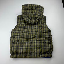 Load image into Gallery viewer, Boys COFFEE BEANS, hooded puffer vest / sleeveless jacket, EUC, size 6,  
