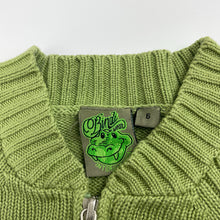Load image into Gallery viewer, Girls Bindi Wear, knitted zip up sweater, *zipper toggle missing*, FUC, size 6,  