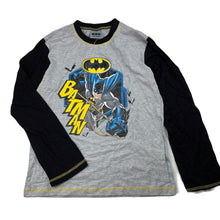 Load image into Gallery viewer, Boys DC Comics, Batman long sleeve t-shirt / top, EUC, size 9-10,  