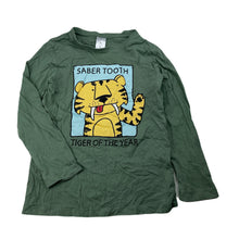 Load image into Gallery viewer, Boys Target, cotton long sleeve t-shirt / top, tiger, GUC, size 6,  