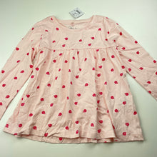 Load image into Gallery viewer, Girls Kids &amp; Co, pink cotton long sleeve top, NEW, size 6,  