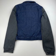 Load image into Gallery viewer, Girls Miss Understood, dark denim jacket, GUC, size 12,  