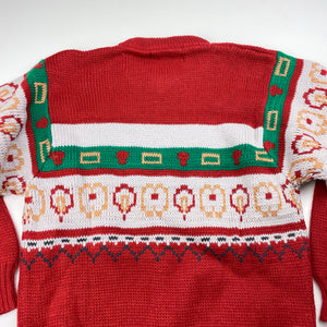 Boys KST, knitted sweater / jumper, armpit to armpit: 37.5cm, shoulder to cuff: 42cm, EUC, size 7-8,  