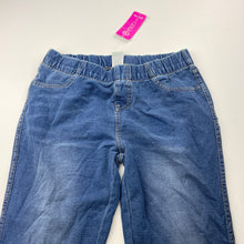 Load image into Gallery viewer, Girls Target, knit stretch denim leggings/jeggings, elasticated, Inside leg: 65cm, NEW, size 12,  