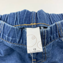 Load image into Gallery viewer, Girls Target, knit stretch denim leggings/jeggings, elasticated, Inside leg: 65cm, NEW, size 12,  