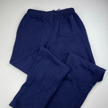 Load image into Gallery viewer, Boys St ANDREW, navy fleece lined track pants, elasticated, Inside leg: 70cm, NEW, size 12,  