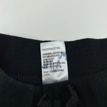 Load image into Gallery viewer, Girls H&amp;T, black fleece lined track pants, elasticated, Inside leg: 35.5cm, GUC, size 3,  