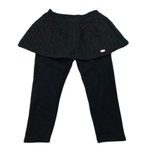 Load image into Gallery viewer, Girls WHALE&#39;C, all-in-one fleece lined leggings/skirt, Inside leg: 36cm, GUC, size 3-4,  