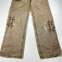 Load image into Gallery viewer, Boys SHOCK DENIM, distressed denim jeans, adjustable, Inside leg: 64cm, NEW, size 10,  