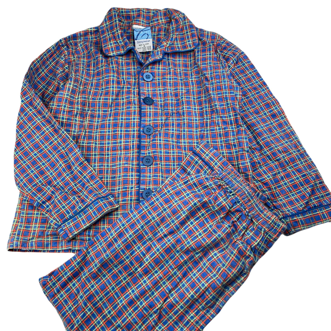 Boys Classics Ltd Edition, flannel cotton winter pyjamas, light mark right knee, FUC, size 6,  