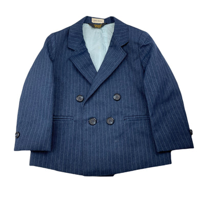 Boys big GUY, vintage blue pin stripe jacket/blazer, light marks on lining, GUC, size 3,  