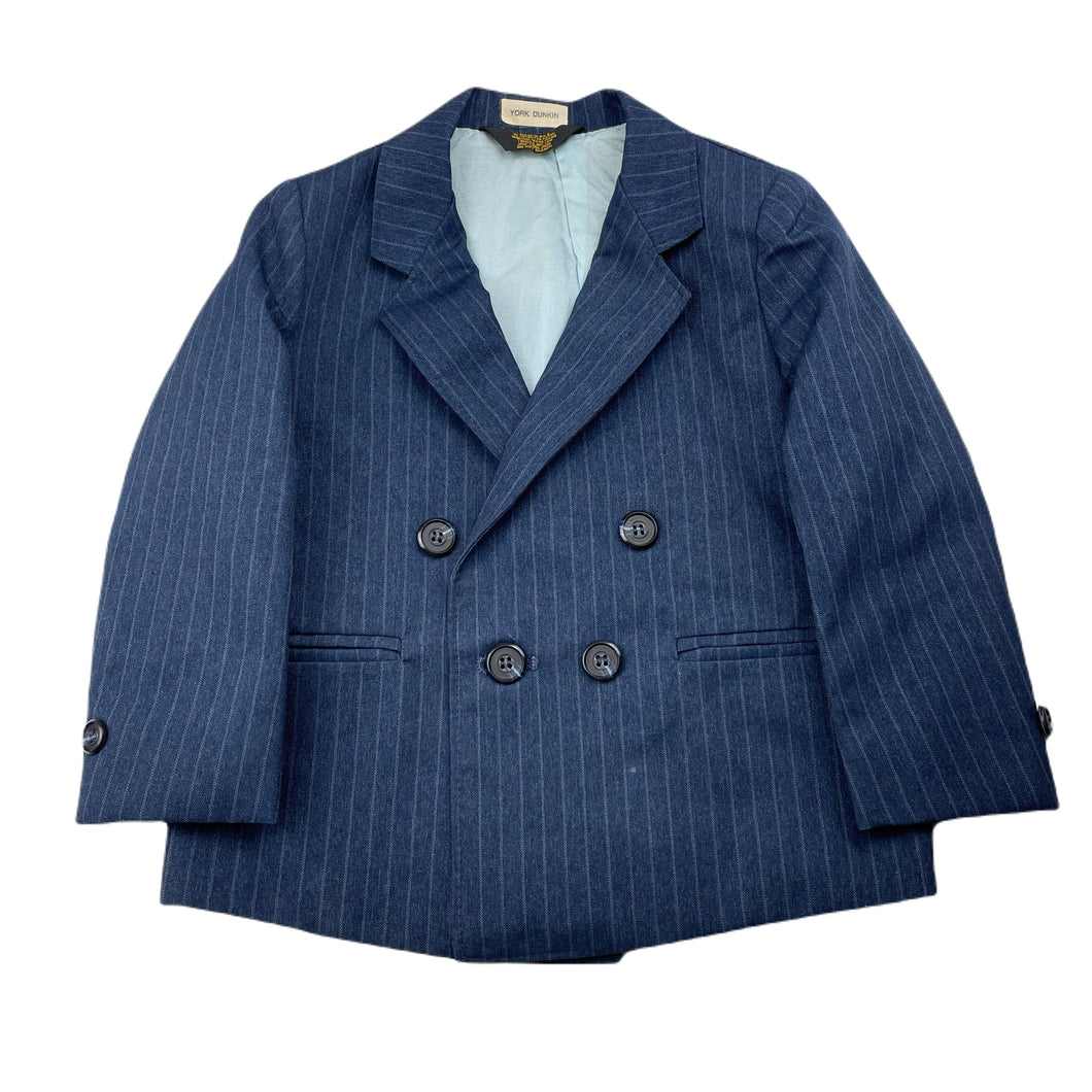 Boys big GUY, vintage blue pin stripe jacket/blazer, light marks on lining, GUC, size 3,  